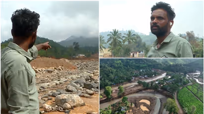 'എവിടുന്നേലും എന്റെ കുട്ടി അച്ഛാ എന്ന് വിളിച്ചാലോ എന്ന് തോന്നുവാ'; 16 ദിവസങ്ങൾക്ക് ശേഷം ചൂരൽമലയിലെത്തി അനീഷ്