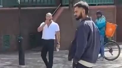 ലണ്ടന്‍ തെരുവുകളില്‍ ചുറ്റിനടന്ന് വിരാട് കോലി! വൈറലായി റോഡ് മുറിച്ചുകടക്കുന്ന വീഡിയോ