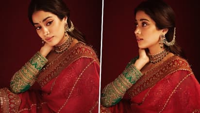  1.15 ಲಕ್ಷ ರೂ. ಸೀರೆ ಧರಿಸಿ ಮಿಂಚಿದ ಶ್ರೀದೇವಿ ಮಗಳು ಜಾನ್ವಿ ಕಪೂರ್! 