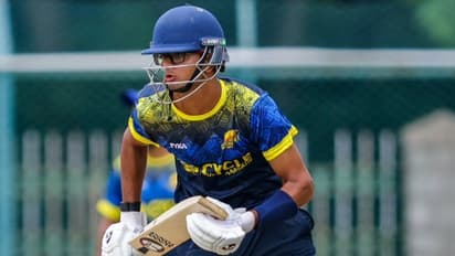 ಲೀಗ್ ಕ್ರಿಕೆಟ್ಗೆ ಎಂಟ್ರಿಕೊಟ್ಟ ದ್ರಾವಿಡ್ ಪುತ್ರ ಸಮಿತ್..! ಮೊದಲ ಪಂದ್ಯದಲ್ಲಿ ಗಳಿಸಿದ ಸ್ಕೋರ್ ಎಷ್ಟು?