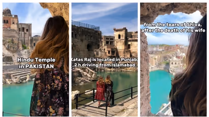 കണ്ടാല് പുരാതന കോട്ട പോലെ, ഇത് പാകിസ്ഥാനിലെ ശിവ ക്ഷേത്രം; വീഡിയോ വൈറല്