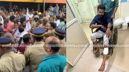 മേപ്പയ്യൂരിൽ യുഡിവൈഎഫ് - ഡിവൈഎഫ്ഐ സംഘർഷം: പൊലീസ് ലാത്തി വീശി; രണ്ട് പേർക്ക് പരിക്ക്