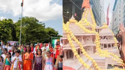 India Day Parade New York: Ram Mandir float graces parade; sparks protests, controversy [WATCH]