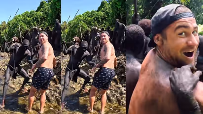 ದಟ್ಟಾರಣ್ಯದಲ್ಲಿರೋ ಆದಿವಾಸಿಗಳ ಭೇಟಿಗೆ  ಹೋದ ಆಸ್ಟ್ರೇಲಿಯಾ ಯೂಟ್ಯೂಬರ್‌ಗೆ ಆಯ್ತು  ವಿಚಿತ್ರ ಅನುಭವ  