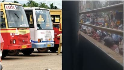 കാറിന് സൈഡ് നൽകിയില്ല; കെഎസ്ആർടിസി ബസ് ഡ്രൈവർക്ക് യുവാവിന്റെ മർദ്ദനം 