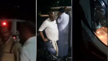 വാഹനങ്ങളിൽ ഇടിച്ചിട്ടും നിർത്തിയില്ല, പിന്തുടര്‍ന്ന് പിടികൂടി നാട്ടുകാര്‍, ബിജെപി നേതാവിനെതിരെ കേസ്