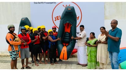 രാജ്യത്ത് ആദ്യം കോഴിക്കോട്; ഓളപ്പരപ്പുകളെ കീറിമുറിച്ച് കുതിക്കാൻ പാക്ക് റാഫ്റ്റിംഗ് പരിശീലന കേന്ദ്രം തുടങ്ങി