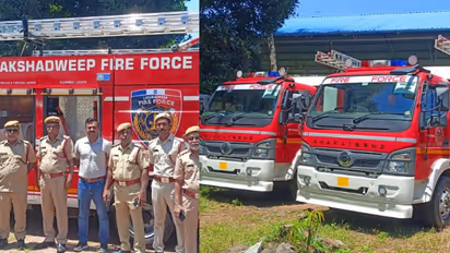 'ദ്വീപുകാർക്ക് ഇനി അഗ്നിബാധ ഭീതി വേണ്ട', ലക്ഷദ്വീപ് അഗ്നിരക്ഷാ സേനക്കുള്ള പുതിയ വാഹനങ്ങള്‍ തയ്യാർ 