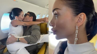 Amy Jackson, Ed Westwick jet off to Amalfi coast for dreamy wedding; share steamy KISS [PICTURES]