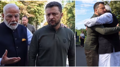 മോദിയെ കെട്ടിപ്പിടിച്ച് സ്നേഹം പങ്കിട്ട് സെലൻസ്കി, മണിക്കൂറുകൾ നീണ്ട കൂടിക്കാഴ്ച കഴിഞ്ഞു, 4 കരാറുകൾ ഒപ്പിട്ടു