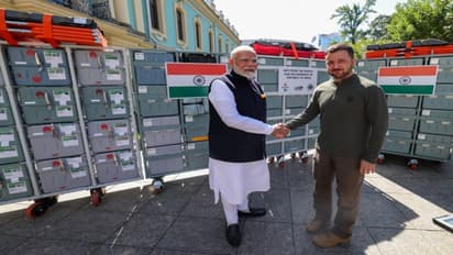 BHISHM gift to Ukraine | உக்ரைனுக்கு மருத்துவ உதவிப் பெட்டிகளை வழங்கிய பிரதமர் மோடி!