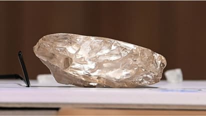 '2492 കാരറ്റ്', ലോകത്തിലെ ഏറ്റവും വലിയ രണ്ടാമത്തെ വജ്രം കണ്ടെത്തി, നിർണായകമായി എക്സ് റേ സാങ്കേതിക വിദ്യ