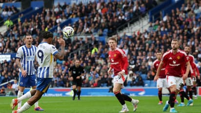 EPL 2024-25: Joao Pedro's stoppage-time goal fires Brighton to stunning 2-1 win over Manchester United