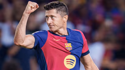 Hansi Flick delighted with Robert Lewandowski's form after Barcelona's 2-1 La Liga win over Athletic Bilbao