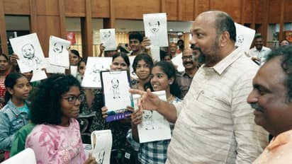  ഉടൻ എത്തും എന്ന് കേട്ടു, പിന്നെ അഞ്ചുമിനിറ്റിൽ മന്ത്രിയെ കാരിക്കേച്ചറാക്കി കുട്ടിക്കാർട്ടൂണിസ്റ്റുകൾ 