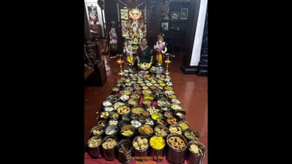 ಕೃಷ್ಣನಿಗಾಗಿ 116 ಬಗೆಯ ವಿವಿಧ ಖಾದ್ಯ ಬಡಿಸಿದ ಭಕ್ತೆ ಮಂಗಳೂರಿನ ಚಂದ್ರಮತಿ ಎಸ್ ರಾವ್ 