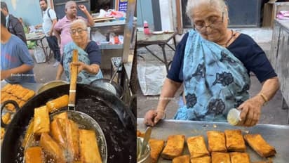 വയസ് 75 ആയാലെന്താ? ചുറുചുറുക്കോടെ ചൂടൻ പക്കോഡ വിറ്റ് സ്ത്രീ, വീഡിയോ വൈറൽ