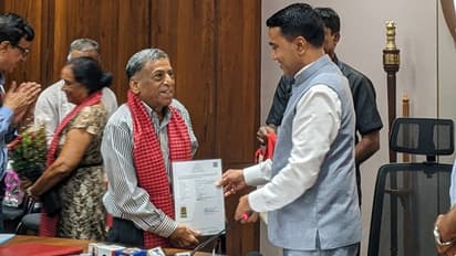 Pakistani Christian Joseph Francis Pereira becomes 1st in Goa to receive Indian citizenship under CAA (WATCH)
