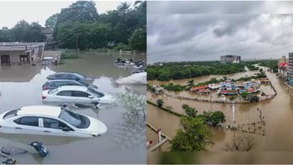 നിർത്താതെ പെരുമഴ, വെള്ളത്തിൽ മുങ്ങി ഗുജറാത്തിലെ വഡോദര, ഭക്ഷണം പോലും കിട്ടുന്നില്ലെന്ന് പരാതി, സൈന്യമെത്തുന്നു