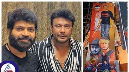 ದರ್ಶನ್ ಫ್ಯಾನ್ಸ್ ಜತೆ 'ಕರಿಯ' ನೋಡಲು ಬಂದ ನಟ ವಿನೋದ್ ಪ್ರಭಾಕರ್ ಹೇಳಿದ್ದೇನು..?