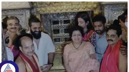 ಅಮ್ಮನ ತವರಿಗೆ ಬಂದು ಕೃಷ್ಣನ ಆಶೀರ್ವಾದ ಪಡೆದ ಜೂ. ಎನ್‌ಟಿಆರ್, ಸಾಥ್ ಕೊಟ್ಟ ರಿಷಭ್ ಶೆಟ್ಟಿ