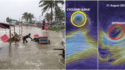 'അസ്ന' നാളെ രാവിലെ വരെ ചുഴലിക്കാറ്റായി തുടരും, ഇന്ത്യൻ തീരത്ത് നിന്ന് അകലുന്നു; കേരളത്തിൽ 4 ദിവസം ശക്തമായ മഴ