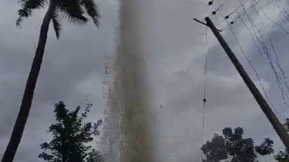 ಬೆಳಗಾವಿ: ನಿಷ್ಕ್ರಿಯಗೋಂಡ ಕೊಳವೆ ಬಾವಿಗೆ ರಿಚಾರ್ಜ್ ಆಕಾಶಕ್ಕೆ ಚಿಗಿದ ನೀರು: ಅನ್ನದಾತನ ಮೊಗದಲ್ಲಿ ಮಂದಹಾಸ..!