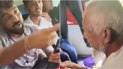 'കൈയിൽ പശുവിറച്ചിയല്ലേ, നിങ്ങളെ വെറുതെ വിടില്ല'; ട്രെയിനിൽ വയോധികന് ആൾക്കൂട്ട വിചാരണയും മർദ്ദനവും -വീഡിയോ