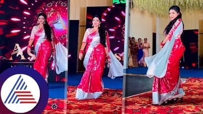 ಸೀರೆಯಲ್ಲಿ ಅಮೃತಧಾರೆ ಮಲ್ಲಿ ರ್ಯಾಂಪ್ವಾಕ್: ಗಂಡನ ಮೇಲೆ ಕಣ್ಣಿಡಮ್ಮಾ ಅಂತಿರೋ ಅಭಿಮಾನಿಗಳು!