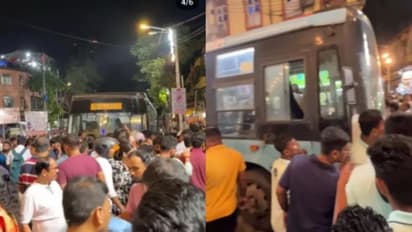 മദ്യപിച്ച് ബസിൽ കയറിയ യാത്രക്കാരൻ സ്റ്റിയറിങ് പിടിച്ചുതിരിച്ചു; 9 പേരെ ഇടിച്ചിട്ടു, മൂന്ന് പേർ ഗുരുതരാവസ്ഥയിൽ