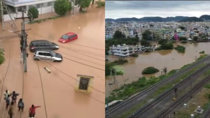 26 എൻഡിആർഎഫ് സംഘത്തെ വിന്യസിച്ചു, എല്ലാ സഹായവും വാഗ്ദാനം ചെയ്ത് പ്രധാനമന്ത്രി; മഴക്കെടുതിയിൽ ആന്ധ്ര, തെലങ്കാന