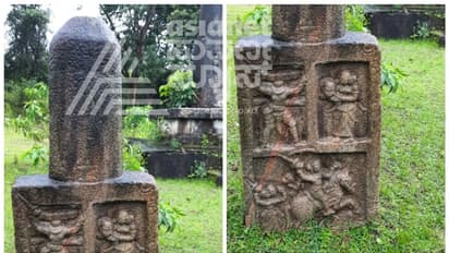 ತೀರ್ಥಹಳ್ಳಿಯಲ್ಲಿ ಅಪರೂಪದ ಗರುಡ ಪದ್ಧತಿಯ ಶಿರಚ್ಛೇದನ ಸ್ಮಾರಕ ಶಿಲ್ಪ ಪತ್ತೆ !