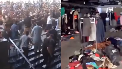 മാളിന്റെ ഉദ്ഘാടന ദിവസം, ഇരച്ചെത്തിയ ആൾക്കൂട്ടം കടകൾ കൊള്ളയടിച്ചു, കയ്യിൽ കിട്ടിയതെല്ലാം എടുത്തോടി