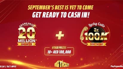 ബിഗ് ടിക്കറ്റ്: 20 മില്യൺ ദിർഹം നേടാം, മൂന്നു പേർക്ക് ചൊവ്വാഴ്ച്ചകളിൽ ഒരു ലക്ഷം ദിർഹം വീതം