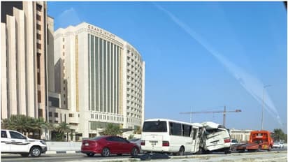 ടയർ പഞ്ചറായി; വണ്ടി നിർത്തി പരിശോധിക്കുന്നതിനിടെ പിന്നിൽ നിന്ന് വാഹനമിടിച്ച് ഇന്ത്യൻ സ്കൂൾ ബസ് ഡ്രൈവർ മരിച്ചു