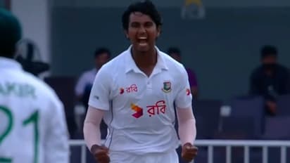 PAK vs BAN: Hasan Mahmud's aggressive send-off to Mohammad Rizwan after dismissing him in second Test(WATCH)