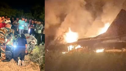 ഇന്ത്യൻ വ്യോമസേനയുടെ മിഗ് -29 യുദ്ധവിമാനം പരിശീലന പറക്കലിനിടെ തകർന്നുവീണു