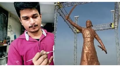 പരിചയസമ്പത്തില്ല, വെറും ആർട്ട് കമ്പനി ഉടമ; മോദി ഉദ്ഘാടനം ചെയ്ത ശിവജി പ്രതിമ തകർന്ന സംഭവത്തിൽ ശിൽപി അറസ്റ്റിൽ