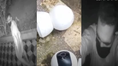 രാത്രി 1.30, മാസ്ക് ധരിച്ചെത്തി അഞ്ച് വീടുകളിലെ സിസിടിവി ക്യാമറകൾ തകർത്തു; അജ്ഞാതനെ തേടി പൊലീസ്