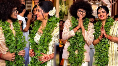 'Uppum Mulakum' fame Rishi aka Mudiyan ties knot with long-term girlfriend Aiswarya Unni