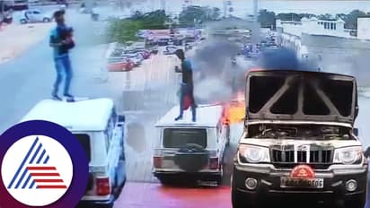 ‘I'll become terrorist, put me in jail beside Darshan’: Man sets Tahsildar's jeep on fire in Chitradurga