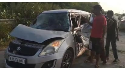 വേ​ഗതയിലെത്തിയ കാർ രണ്ട് ബൈക്കുകളിലിടിച്ചു, ആറുപേർക്ക് ദാരുണാന്ത്യം