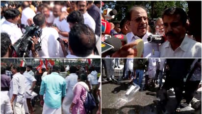 മുഖ്യമന്ത്രിയുടെ രാജി ആവശ്യപ്പെട്ട് പ്രതിഷേധം, തലസ്ഥാനം യുദ്ധക്കളം; സമരമുഖത്തെത്തി സുധാകരൻ, പ്രതിഷേധം തുടരും