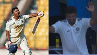 ദുലീപ് ട്രോഫിയില് മുഷീറിന്റെ സെഞ്ചുറി ആഘോഷിച്ച് സഹോദരന് സര്ഫറാസും! സോഷ്യല് മീഡിയ ഏറ്റെടുത്ത വീഡിയോ കാണാം