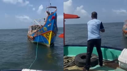  കടലിൽ 5 നോട്ടിക്കല്‍ മൈല്‍ അകലെ എഞ്ചിൻ നിലച്ച് കുടുങ്ങിയെന്ന് സന്ദേശം, 45 മത്സ്യത്തൊഴിലാളികളെ രക്ഷപ്പെടുത്തി