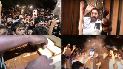 Mammootty’s 73rd Birthday: Fans celebrate with cake, fireworks, and video call outside megastar's residence