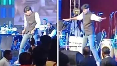 Maharashtra: BJP MLA Prashant Bamb criticized for 'Khaike paan Banaras wala' dance amid crop losses (WATCH)