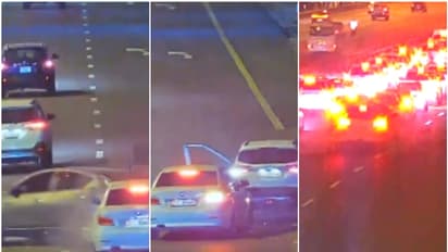 ഓടുന്ന ഓട്ടത്തിനിടെ നടുറോഡിൽ ബ്രേക്ക് ചവിട്ടി ഡ്രൈവര്; പിന്നെ കൂട്ടിയിടി, അപകട ദൃശ്യങ്ങള് സോഷ്യല് മീഡിയയിൽ