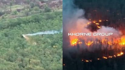 Ukraine unleashes 'dragon drones' dropping molten metal on Russian forces in escalating conflict (WATCH)