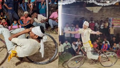 നിങ്ങളിത് കാണുക, തടിച്ചുകൂടി ജനക്കൂട്ടം, സൈക്കിളി‍ൽ യുവാവിന്റെ സാഹസിക പ്രകടനം, വീഡിയോ വൈറൽ